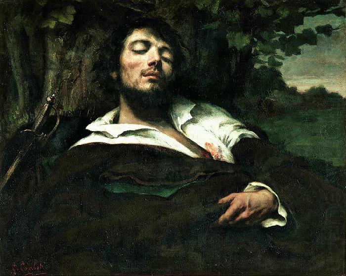 Gustave Courbet Wounded Man china oil painting image